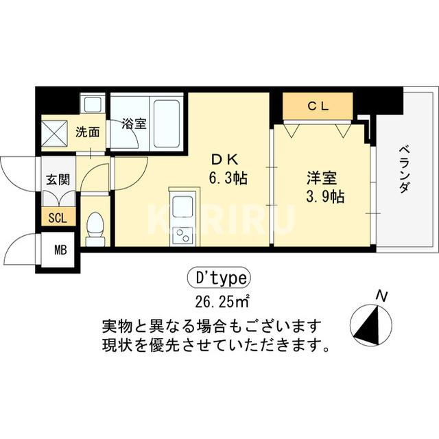 ヴィーナス今里の間取り