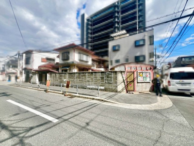 【外観】 | 駒川１丁目　売土地 | 近鉄南大阪線「北田辺」駅まで徒歩２分！大阪メトロ谷町線「田辺」駅まで徒歩１０分！ＪＲ阪和線「美章園」駅まで徒歩１４分！３沿線利用可能！毎日の通勤や通学に便利ですね！