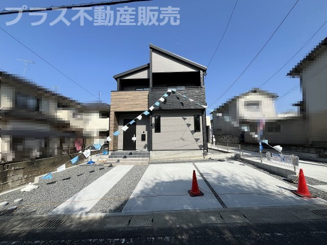 【外観】 | 春日市天神山7丁目1期　1号棟（全2棟）【仲介手数料無料・0円】 | 完成しました。物件内部もご見学頂けます。プラス不動産販売にお任せ下さい。