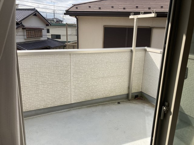 我孫子市高野山　中古戸建てのバルコニー