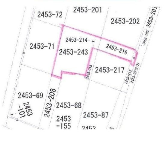 売地　小山市間々田の区画図