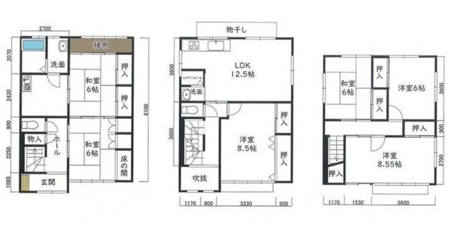 【間取り】 | 上桂前田町　一戸建