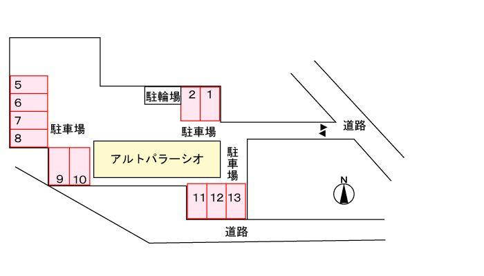 アルトパラーシオの区画図