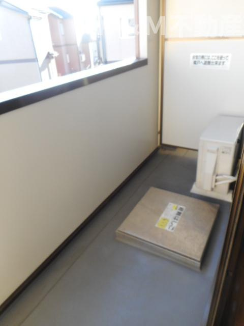 アルトパラーシオのバルコニー|陽当たり良好なバルコニーです