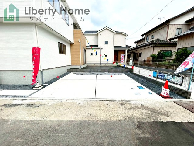 龍ケ崎市姫宮町1期　新築戸建　1号棟の駐車場