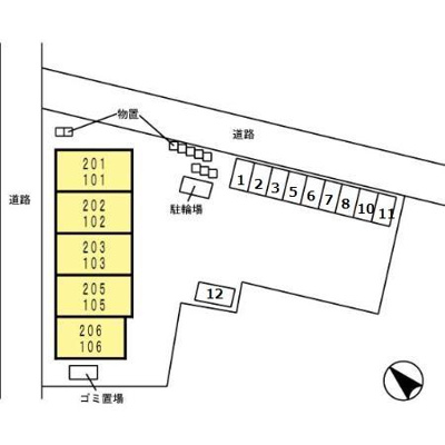 【区画図】 | エーデルハイム浜乃木