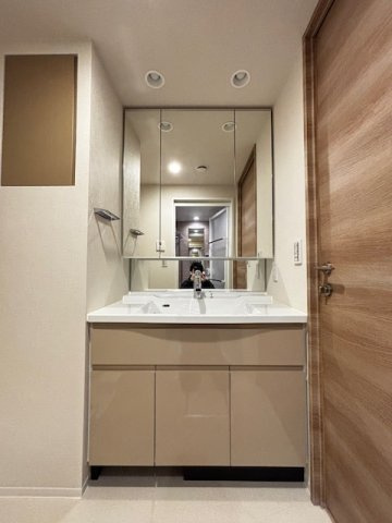 ローレルタワー堺筋本町の洗面所