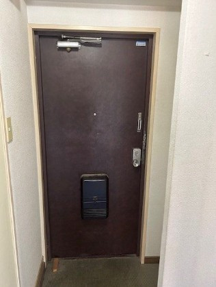 ドミール三高の玄関