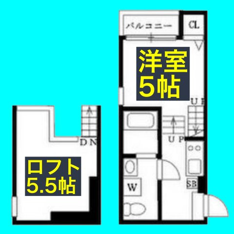 グランシエロ名古屋黄金の間取り