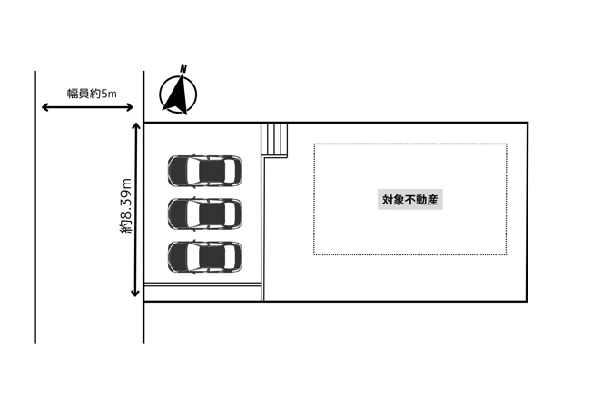 【区画図】 | 早良区重留3丁目　戸建て