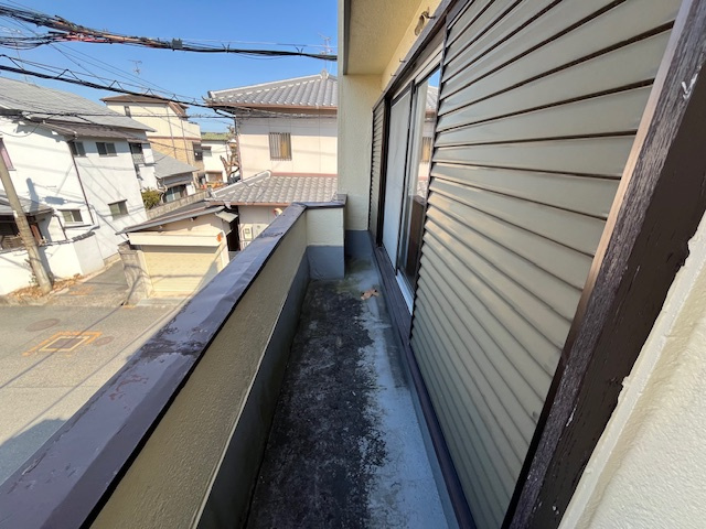 池尻中貸家のバルコニー