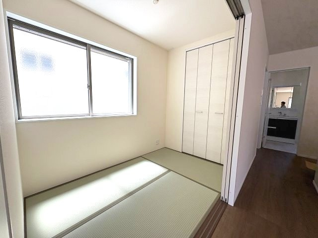 【和室】 | 福岡市南区鶴田1丁目　1号棟（全4棟）【仲介手数料無料・0円】 | 現地写真。1階和室です。