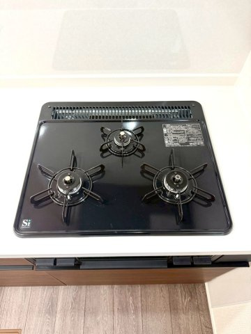 グラファーレ南城市知念安座真３期・３号棟のその他|ガスコンロ３口