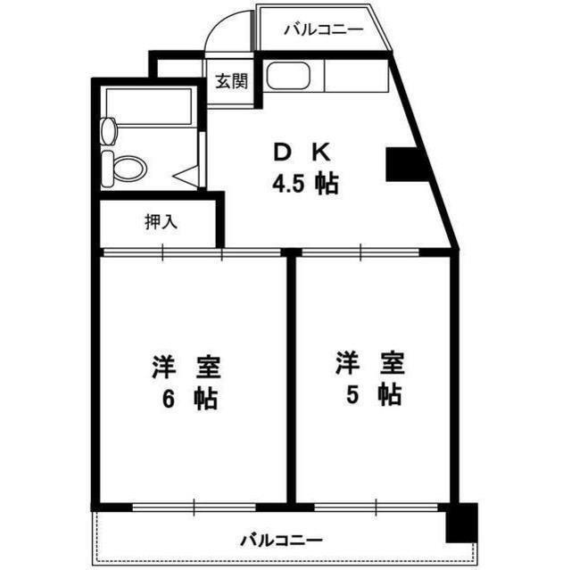 ドルフ西岡本の間取り