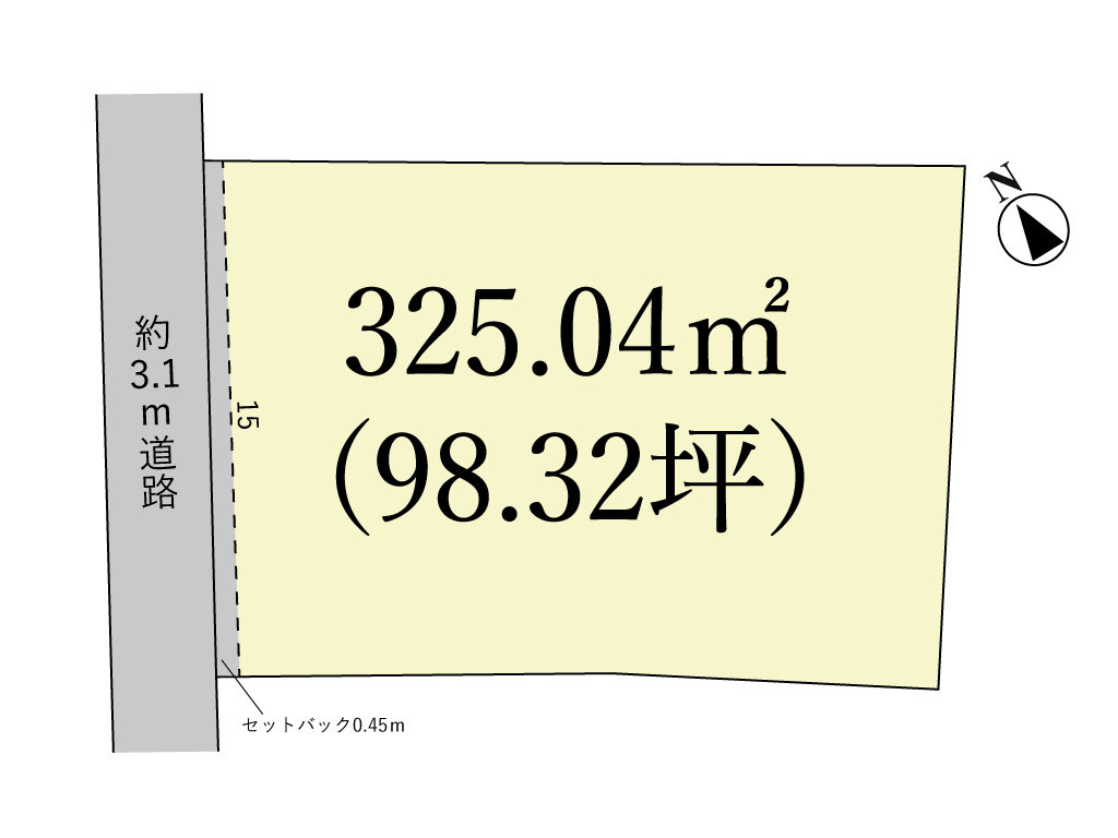 鈴鹿市十宮4丁目の土地図