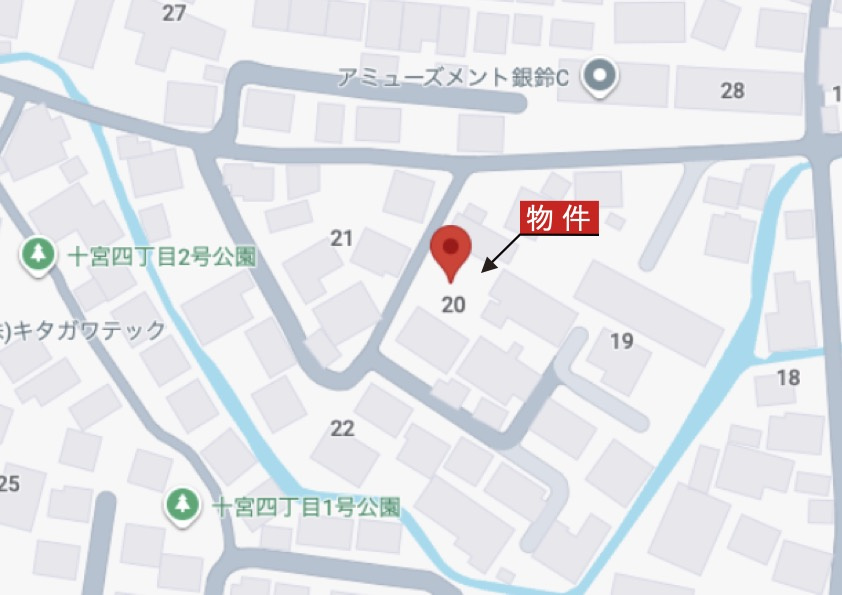 鈴鹿市十宮4丁目の地図|詳細Map