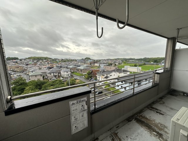 グローリア壱番館のバルコニー