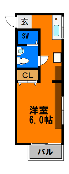 【間取り】 | コーポグリーン | まだまだ、間取りじゃわからないですよね。
