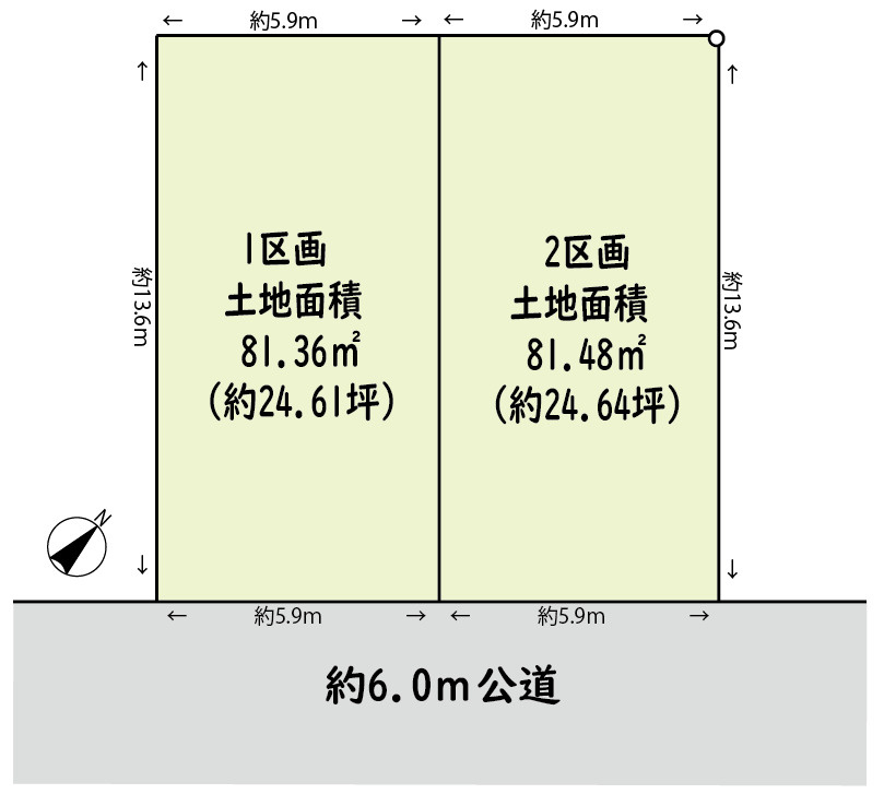 建築条件はありませんので、お好きなハウスメーカーで建築できます。