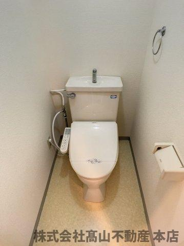 宗像市栄町の賃貸マンションのトイレ