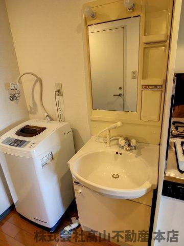 宗像市栄町の賃貸マンションの洗面所