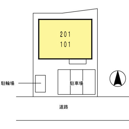 エクセレントパピオンの駐車場