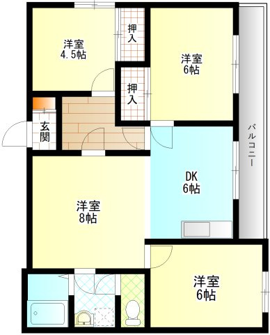 【間取り】 | 荒井第三ビル