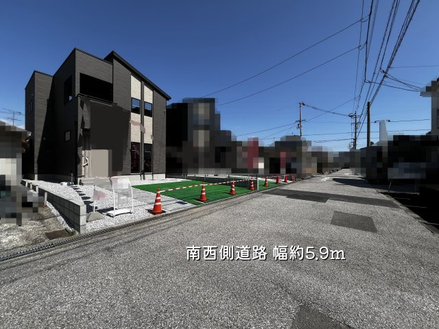 【前面道路含む現地写真】 | 高知市高見町/２号地