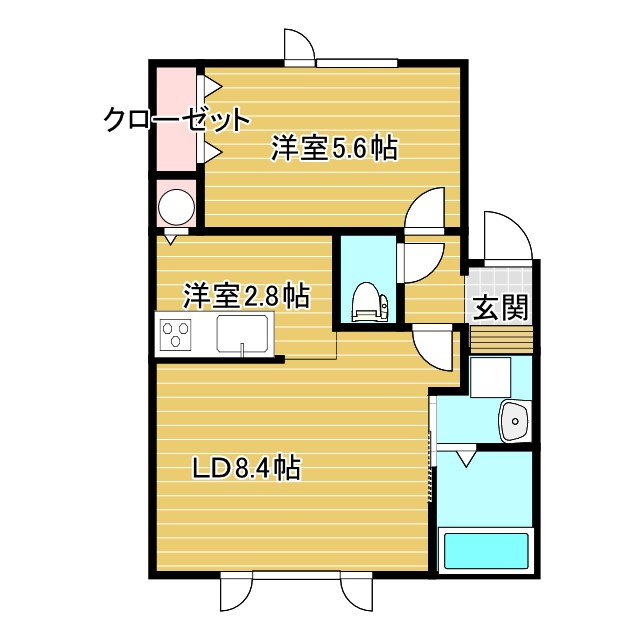 Silk mama（シルクママ）の間取り