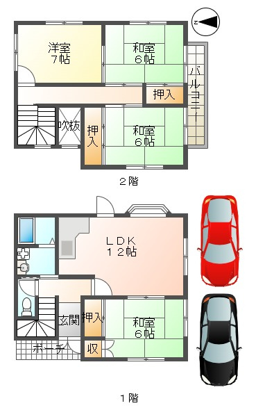 東白川台4丁目戸建の間取り