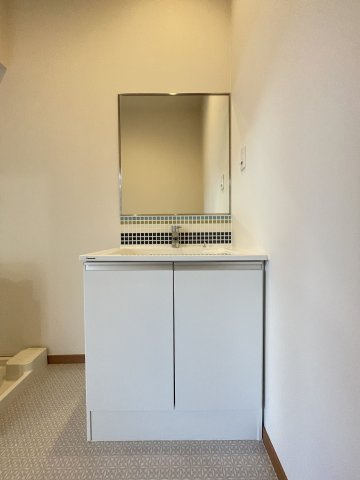 あぱ百年木の洗面所