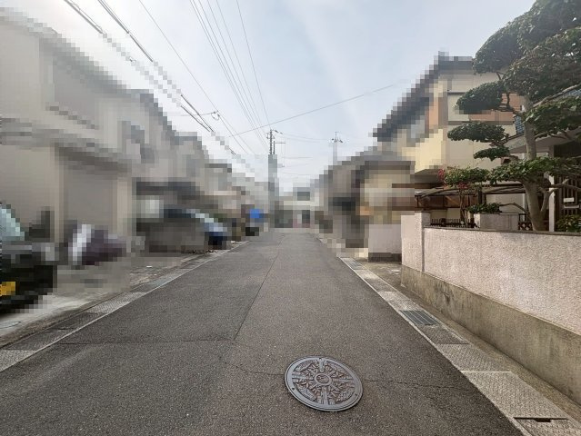 【成約済】長岡京市今里薬師堂の前面道路含む現地写真|現地のご案内はもちろん、周辺環境もあわせて詳しくご説明いたします。