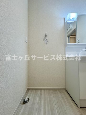 【ランドリースペース】 | 静岡市清水区折戸 9期 新築一戸建て 1号棟 | 洗濯機置き場です