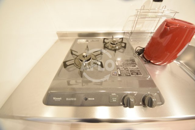 ラグゼ難波南のキッチン|Luxe難波南　2口ガスコンロ