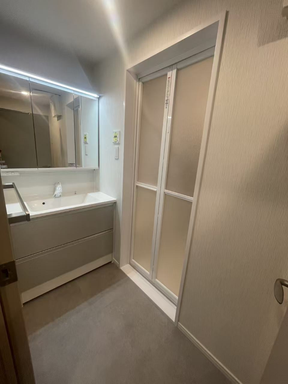 グランエクレール参宮橋の脱衣所