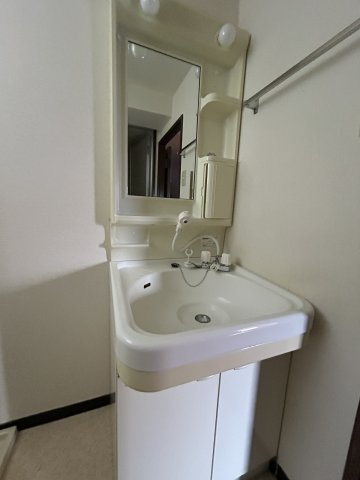 ダイアモンド新白河Ⅰの洗面所|使いやすい洗面所です