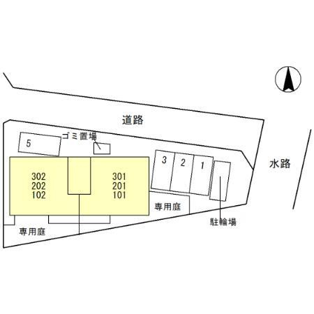 D-room茨木春日の区画図