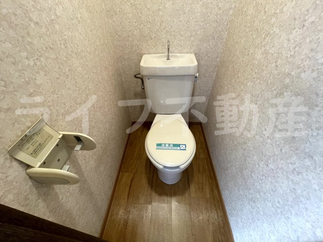 小阪本町ル・グランのトイレ|ゆったりとした空間のトイレです