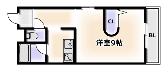 サニーハイツ住吉の間取り