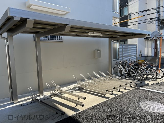 駐輪場も完備
