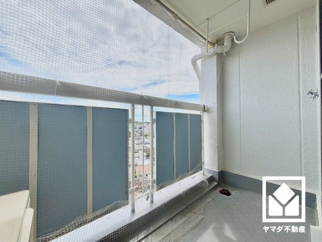 夙川第三コーポラスのバルコニー