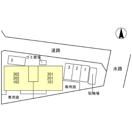 Droom茨木春日の地図