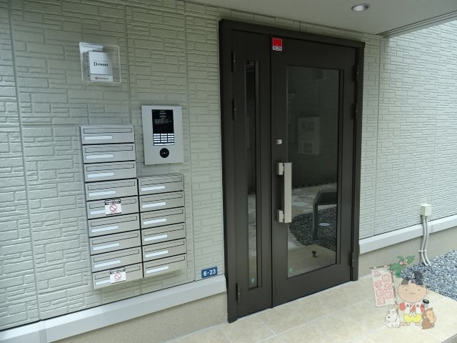 アルシオネ岡山駅西のエントランス