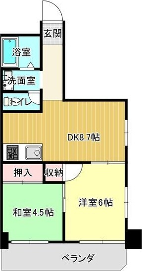 イーストヒル寺山の間取り