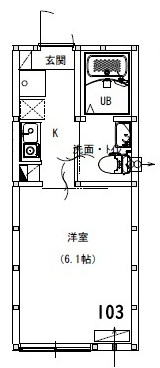 アルサーヴ千葉の間取り