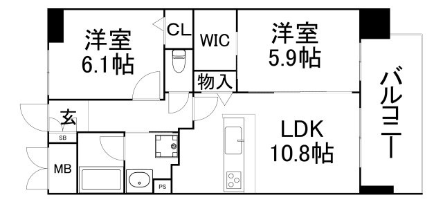 【間取り】 | ベリー海老江