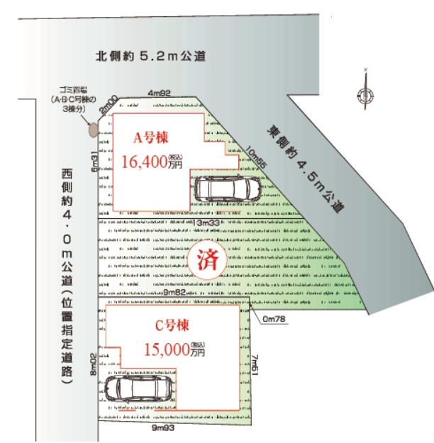 3/19　申込有の区画図