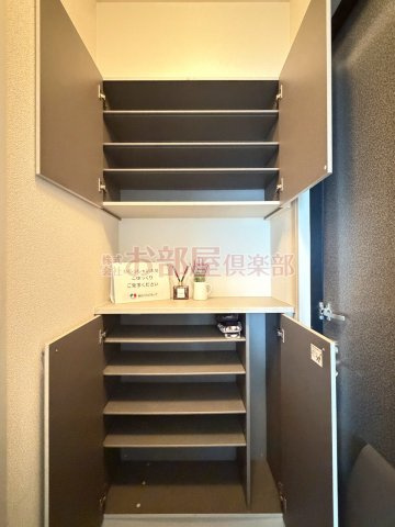 AXIS桑野Ⅲ B棟の収納|大きなものも収納できそうです