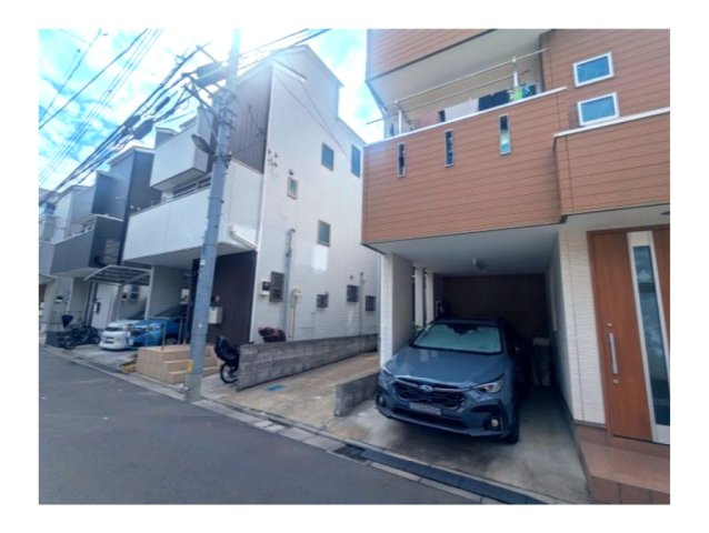 墨田区立花１丁目の戸建の前面道路含む現地写真