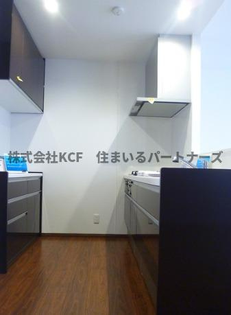 THE PEARLザ・パール六ツ門南のキッチン|コンパクトなキッチンで掃除もラクラク